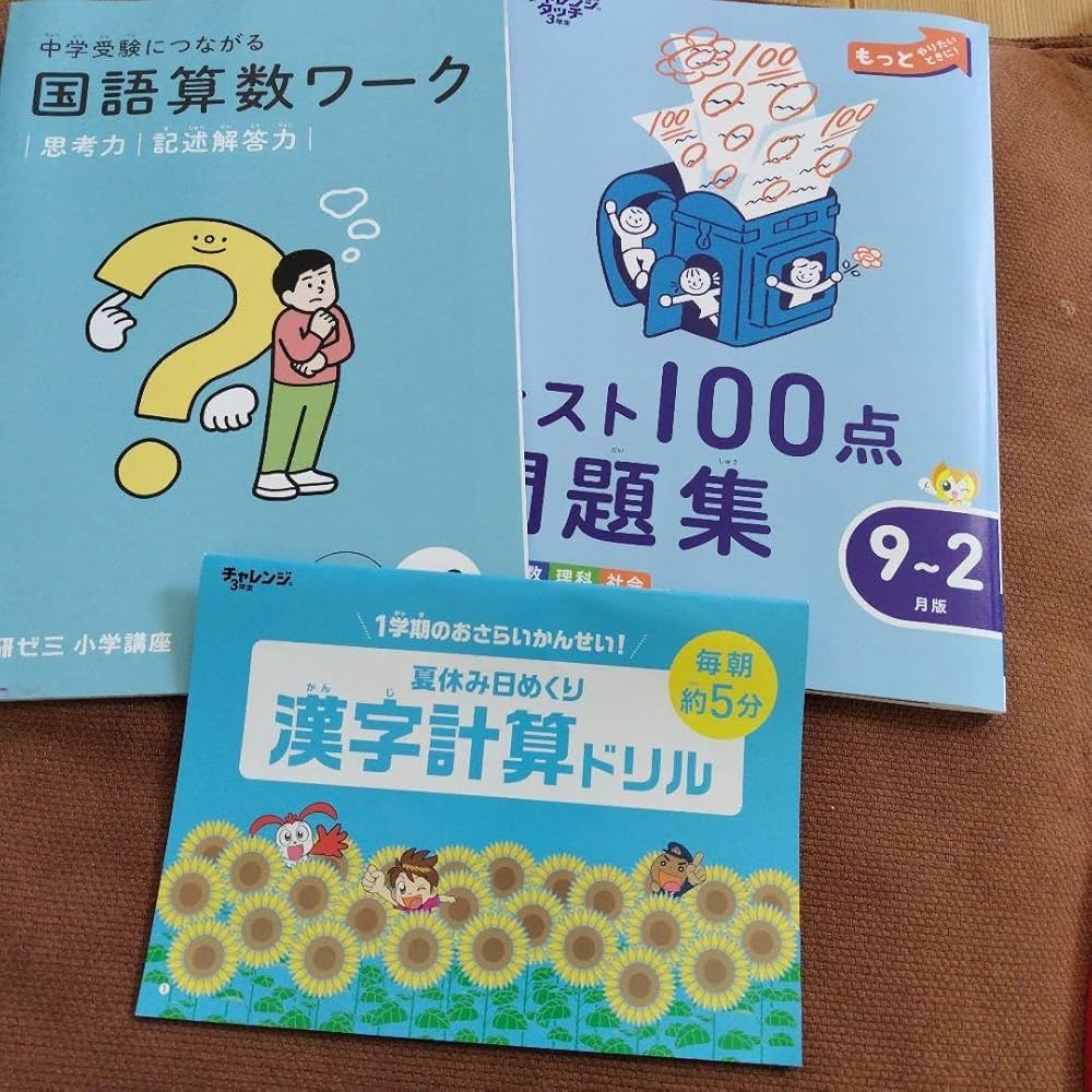 Amazon.co.jp: 2024 チャレンジタッチ3年生 テスト100点 問題集